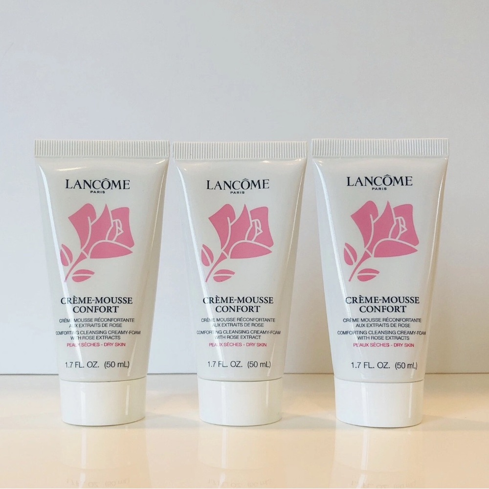 3*Lancome Crème Mousse Confort Creamy Foaming Cleanser 1.7oz/50ml EACH, NEW